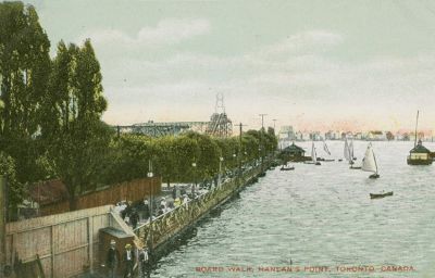 Boardwalk at Hanlan's Point, c. 1920