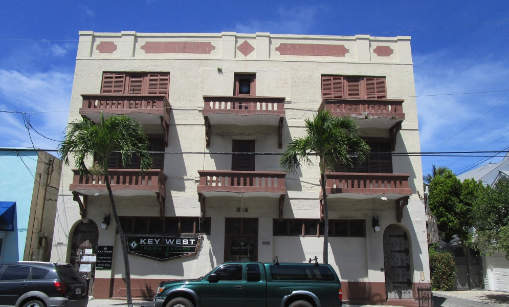 A 21st-century view of the Trevor Morris building, where Hemingway once lived